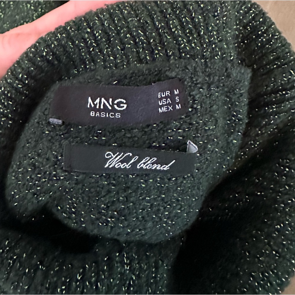 Mango Metallic Thread Turtle Neck Sweater - image 5